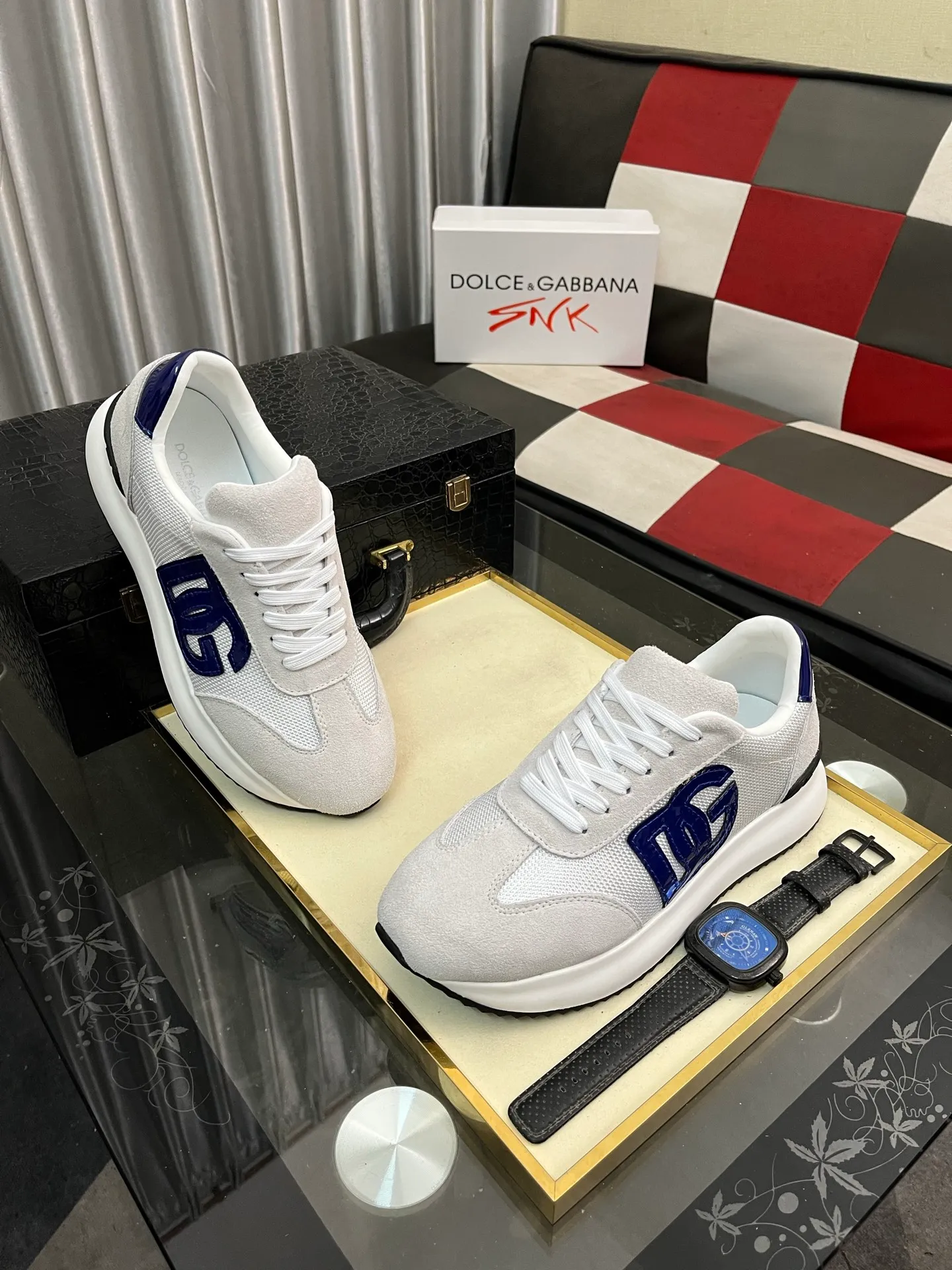 Men's shoes💰480⌚️⌚️【DG】Latest official website high-top casual, men's shoes original quality imported cowhide➕Yangli [Proud] In terms of materials and workmanship, it beats all versions on the market💕Highest quality shipments. Real photos, imported fabrics highlight the unique charm of the brand😘The shoelaces are also original custom-made👻Classic lace-up shoes, very comfortable on the feet, size 35-46